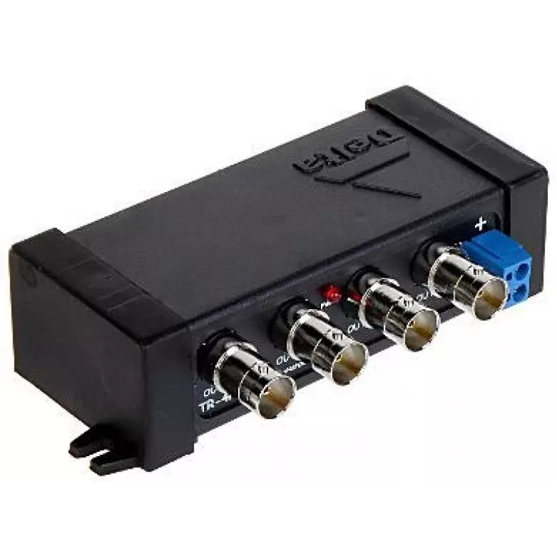 DELTA TR-4P/70 balun video passivo a 4 canali / trasformatore per AHD/TVI/CVI/CVBS fino a 70m
