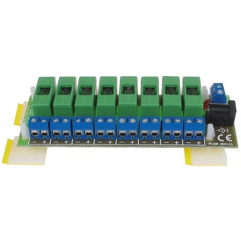 DELTA LZ-8/E unità di distribuzione di corrente, 8 uscite, 10-30V DC, 8A, morsetto a vite