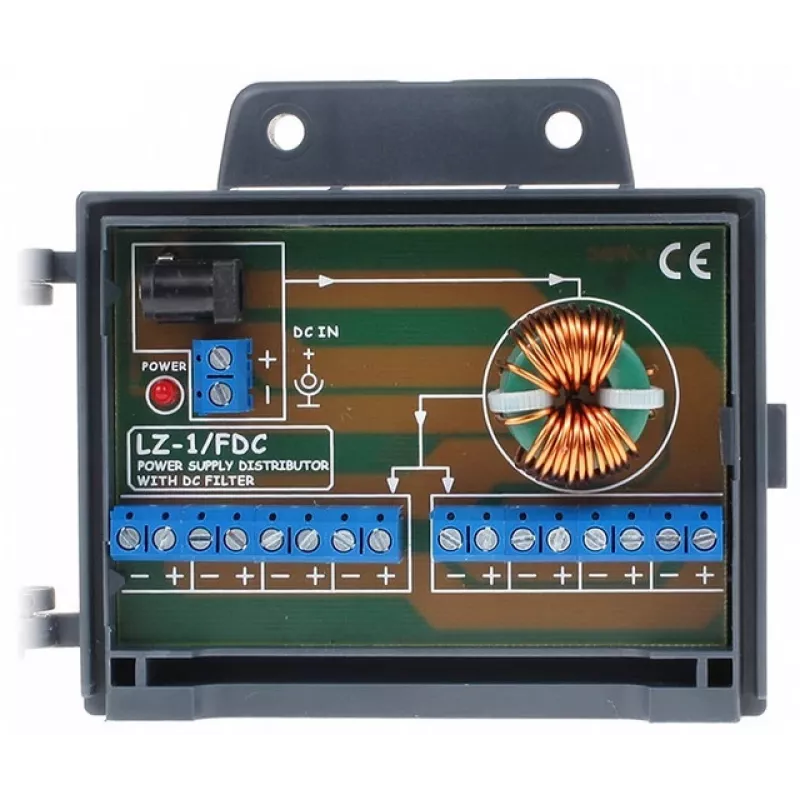 DELTA LZ-1/FDC Power Distribution Terminal Block 8 canali 24V DC