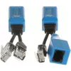 DELTA AD-UTP-2W/WG adattatore splitter RJ45 UTP 2x RJ45 femmina
