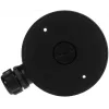 DELTA STG-1280ZJ-DM46(BLACK) scatola di derivazione / supporto per telecamera, nero, lega di alluminio
