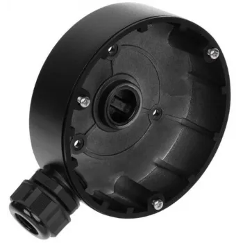 DELTA STG-1280ZJ-DM8(SCHWARZ) scatola di derivazione per telecamere dome, nero, lega di alluminio