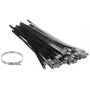 Fascette in acciaio inox SSCT-250X7.9 100 pezzi DELTA montaggio