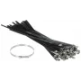 DELTA Montage SSCT-400X10 fascette in acciaio inox 400mm x 10mm confezione da 100