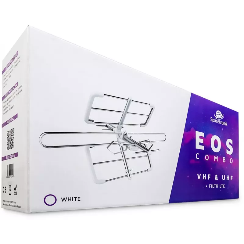 Spacetronik EOS Combo White antenna passiva DVB-T/T2