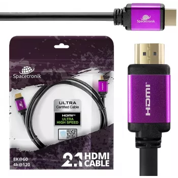 SPACETRONIK cavo HDMI 2.1 8K 1,5m SH-SPR015