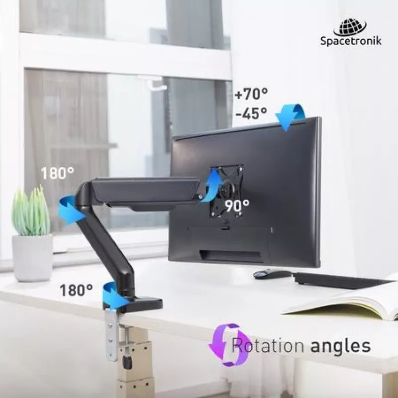 Spacetronik SPA-G110 supporto da tavolo per monitor 17-32 pollici