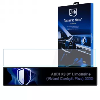 3MK PROTECTION AUDI A3 8Y Limousine (Virtual Cockpit Plus) 2020- - 3mk TechWrap pellicola protettiva opaca per quadro strumenti