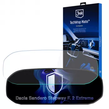 3MK PROTECTION Dacia Sandero Stepway F. 2 Extreme - 3mk TechWrap pellicola protettiva opaca per quadro strumenti