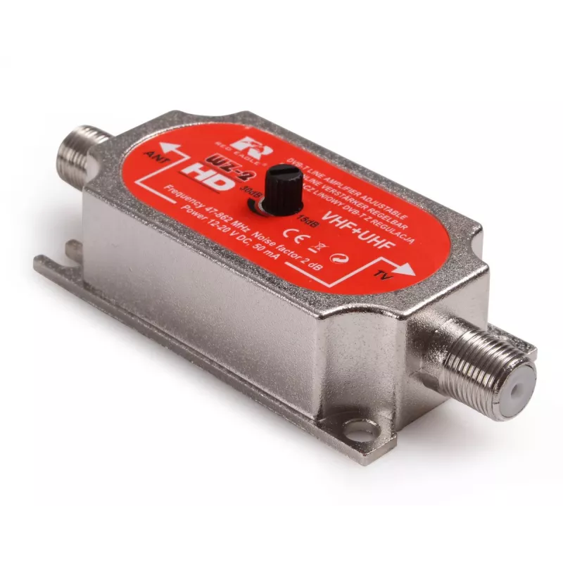 Red Eagle WZ-2 amplificatore lineare 20 dB 47-694 MHz connettore F maschio DVB-T/T2