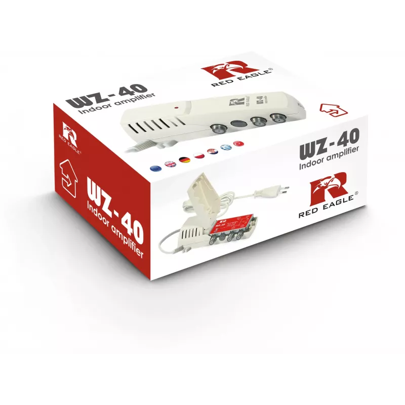 Amplificatore d'antenna DVB-T/T2 WZ-40 RED EAGLE