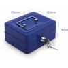 Cassetta di sicurezza in metallo RED EAGLE BOX-150 con serratura a cilindro, rossa