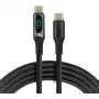 Cavo USB-C a USB-C 2m 100W display LCD di potenza everActive CBB-2PD5L