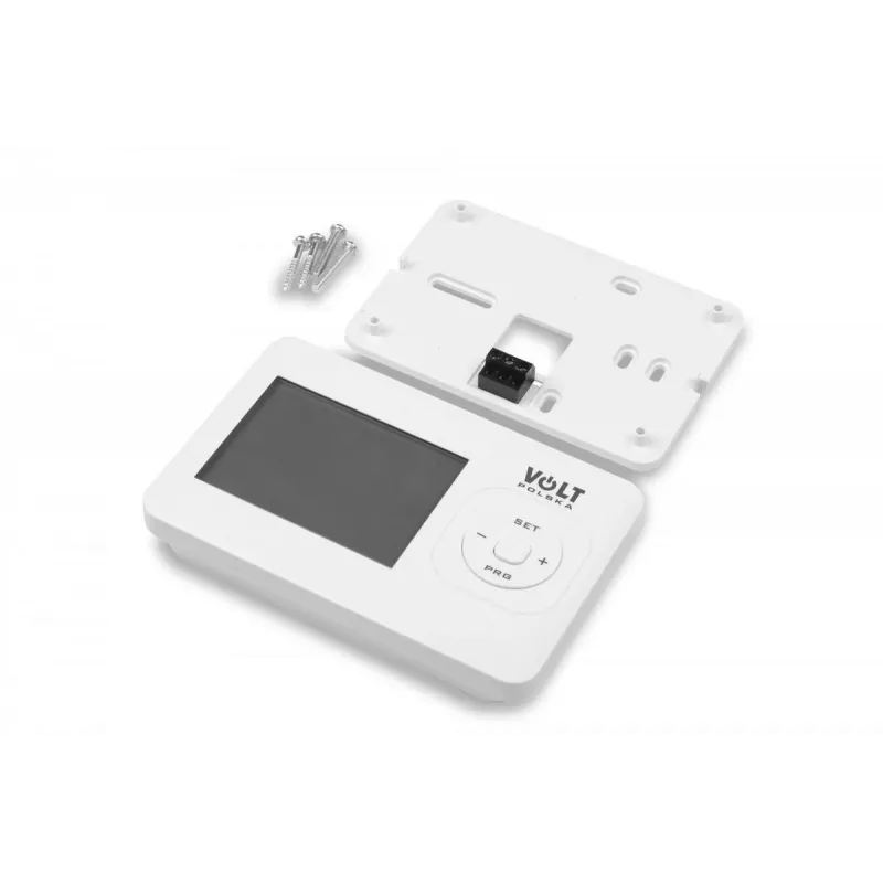Termostato ambiente programmabile cablato VOLT POLSKA Comfort HT-02, bianco