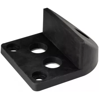 Fermo per cancello avvitabile PSG 61.191 (130x150/H65) rivestito in gomma
