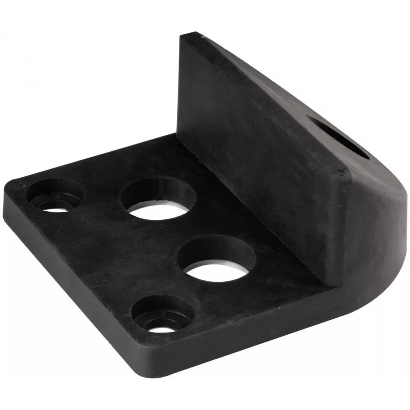 Fermo per cancello avvitabile PSG 61.191 (130x150/H65) rivestito in gomma