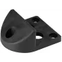 Fermo per cancello avvitabile PSG 61.191 (130x150/H65) rivestito in gomma