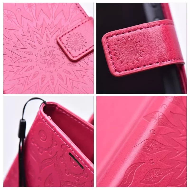 OEM Flip Case per iPhone 17 / 18 Mezzo Book Mandala magenta