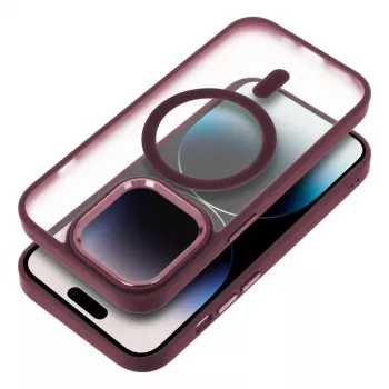 Custodia OEM per iPhone 17 Pro Max Matte Mag Cover compatibile MagSafe rossa