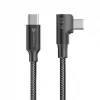 Forcell F-Energy CC-1Deg cavo USB-C a USB-C 100W PD QC4.0 5A 2m nero 90° angolare
