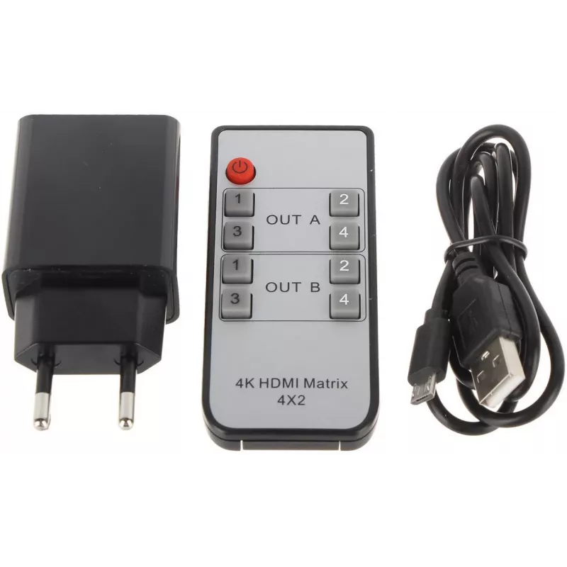Switch HDMI 4x2 Matrix 4K@30Hz HDMI-SW-4/2-MATRIX