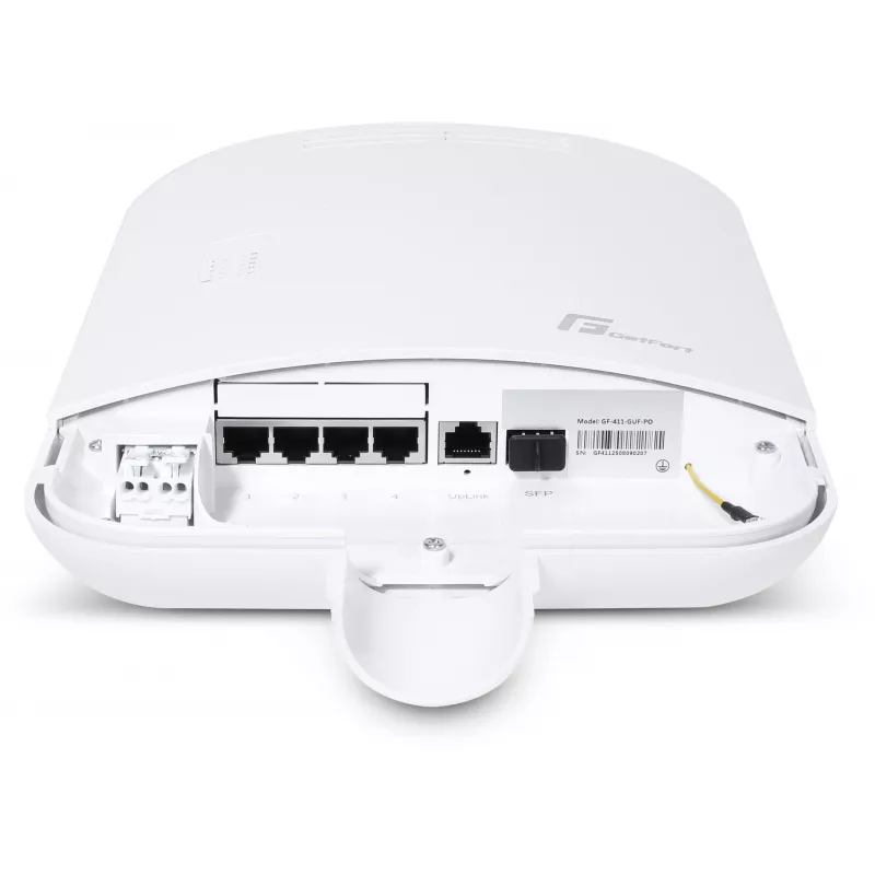 GETFORT GF-411-GUF-PO switch PoE industriale da esterno 4GE+1GE+1SFP IP65
