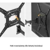 GETFORT GF-FM2365-30 supporto TV completamente orientabile per LED/LCD 23-65 pollici, 30 kg, VESA 400x400, nero