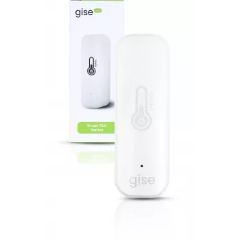 GISE sensore intelligente di temperatura e umidità Wi-Fi bianco | Tuya | GTHS-WF-01-W