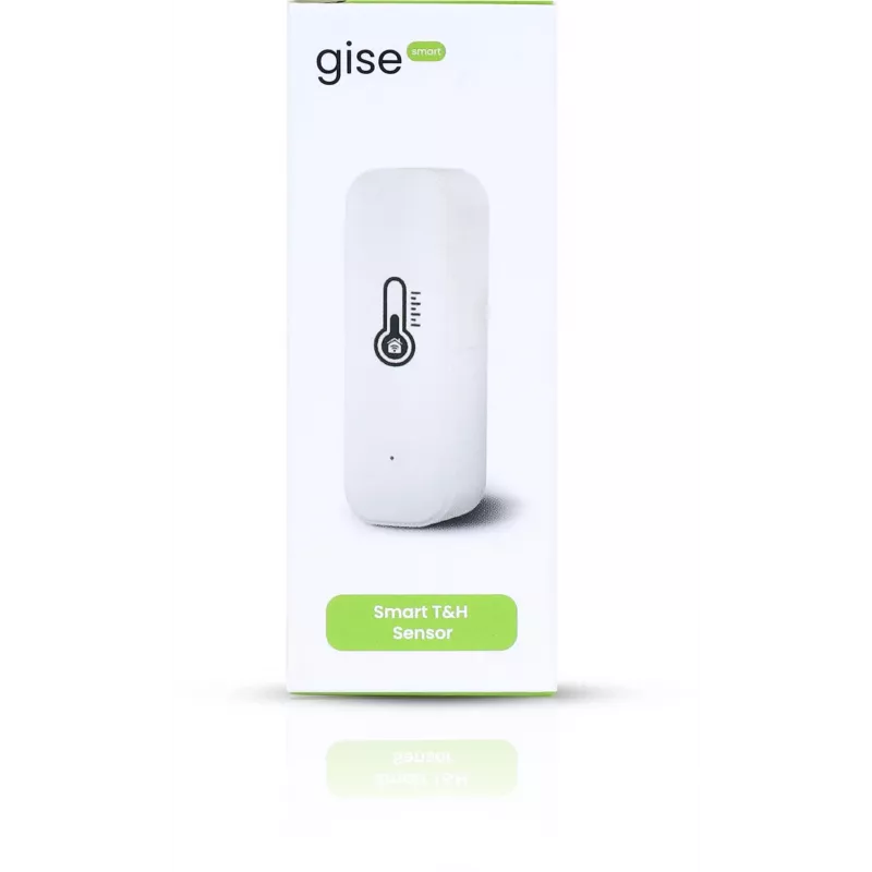 GISE sensore intelligente di temperatura e umidità Wi-Fi bianco | Tuya | GTHS-WF-01-W