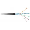 GETFORT cavo di rete Cat.6 F/UTP PVC da interno, nero, 305m