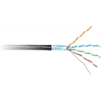GETFORT cavo di rete Cat.6 F/UTP PVC da interno, nero, 305m