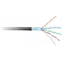 GETFORT cavo di rete Cat.6 F/UTP PVC da interno, nero, 305m