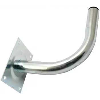 ROBSON L200 supporto per antenna (20 cm) - staffa a parete in acciaio zincato a caldo per antenne esterne (TV/Radio/Internet)