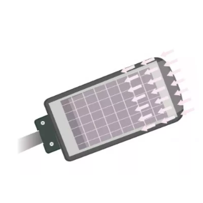 VOLT POLSKA lampada solare JOCKER 120 + pannello 12W + telecomando