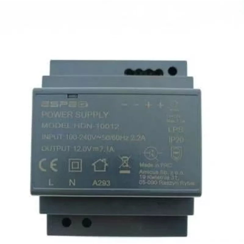 ESPE HDN-10012 alimentatore per guida DIN 12V 85W 7,1A