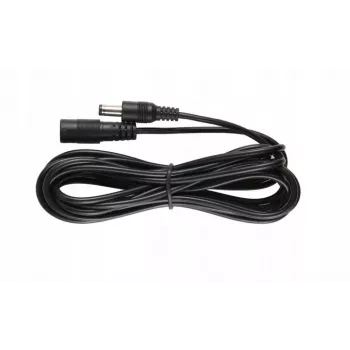 ESPE cavo di estensione alimentazione DC 5.0m 2x0.5mm² connettore maschio DC a connettore femmina DC 2.1x5.5mm nero