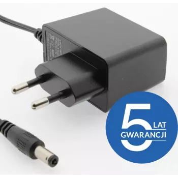 ESPE alimentatore 12V 2A 24W con connettore maschio cavo dritto 5,5x2,1mm, 5 anni di garanzia