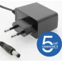 ESPE alimentatore 12V 2A 24W con connettore maschio cavo dritto 5,5x2,1mm, 5 anni di garanzia