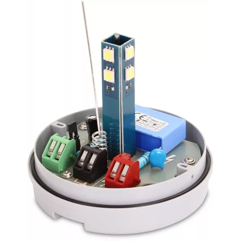Lampada LED Proxima KOGUT con antenna integrata 433,92 MHz (12-24V AC/DC o 230V AC) gialla
