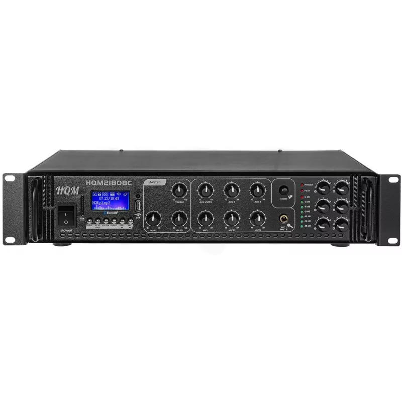 HQM 3407 amplificatore radio FM/MP3/BLUETOOTH 180W
