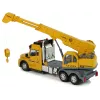 LEAN TOYS camion con gru radiocomandato Pilot 2.4G luci suoni giallo
