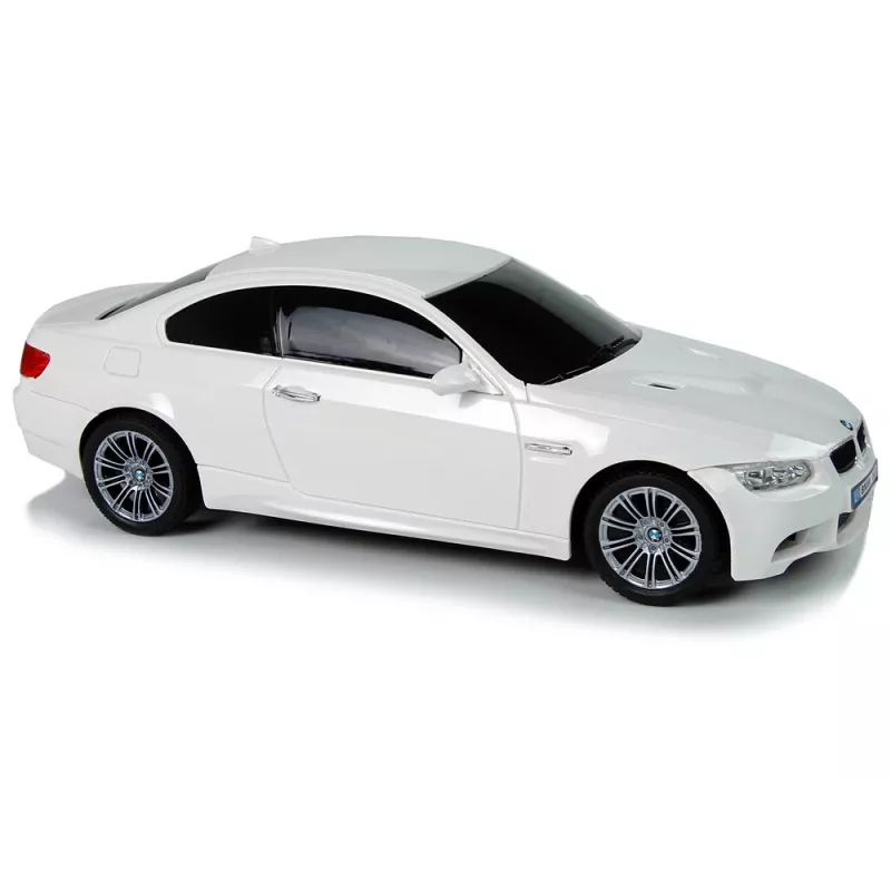 LEAN TOYS BMW M3 radiocomandata bianca 2.4G volante Pilot 1:18 suoni luci