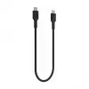 Green Cell PowerStream cavo USB-C a USB-C 100W, 0,3 m, nero