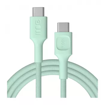 Green Cell PowerStream cavo USB-C a USB-C 100W 2m verde menta