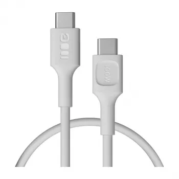 Green Cell PowerFlex cavo USB-C a USB-C 100W PD ricarica rapida 0,3m bianco