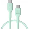 Green Cell PowerFlex cavo ricarica rapida USB-C a USB-C 100W 0,3m verde menta