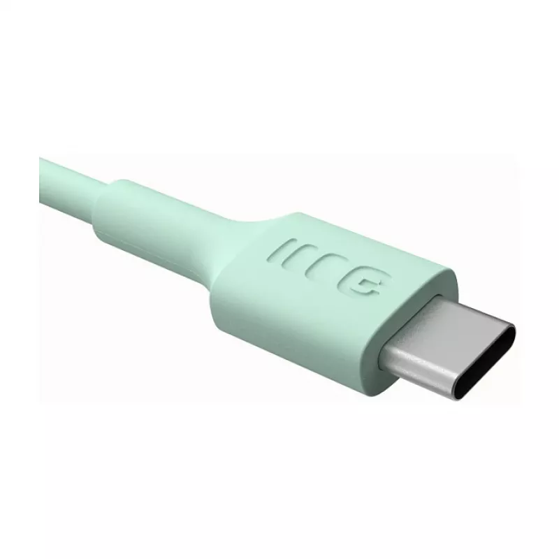 Green Cell PowerFlex cavo ricarica rapida USB-C a USB-C 100W 0,3m verde menta