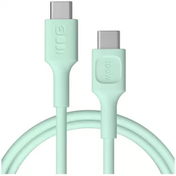 Green Cell PowerFlex cavo ricarica rapida USB Type-C a USB Type-C 100W verde menta 1,2m