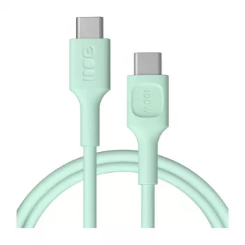 Green Cell PowerFlex cavo ricarica rapida USB Type-C a USB Type-C 100W verde menta 1,2m