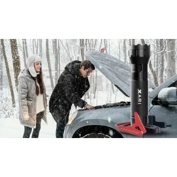 XARI JS50 avviatore d'emergenza 4-in-1 1000A di picco, power bank 20000mAh, compressore aria, torcia LED